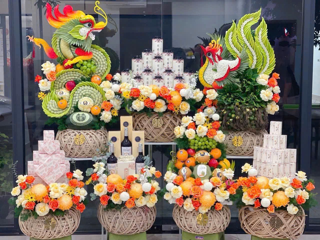 Mẫu tráp rồng phượng tại Duyên Gấm, Bắc Ninh